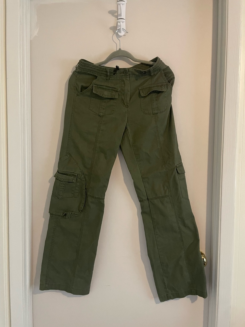 Brandy Melville Olive Green Cargo Pants EUC